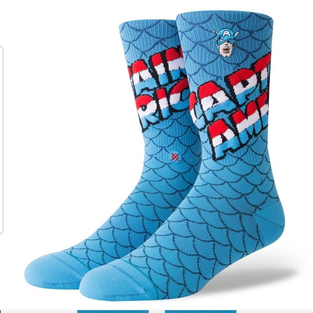 Brand new Stance Marvel "Captain America" socks